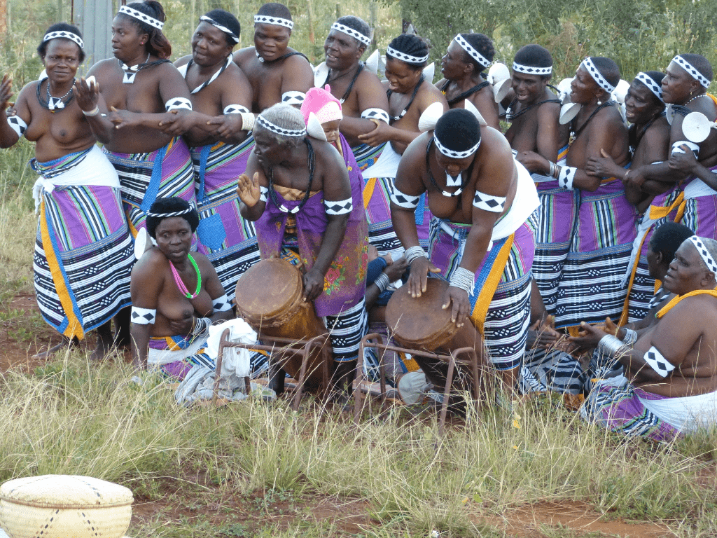 Venda Cultural Dancing with Drums